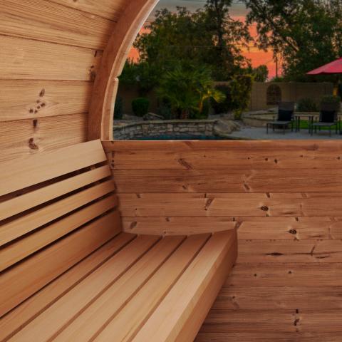 Sauna Barrel-Window
