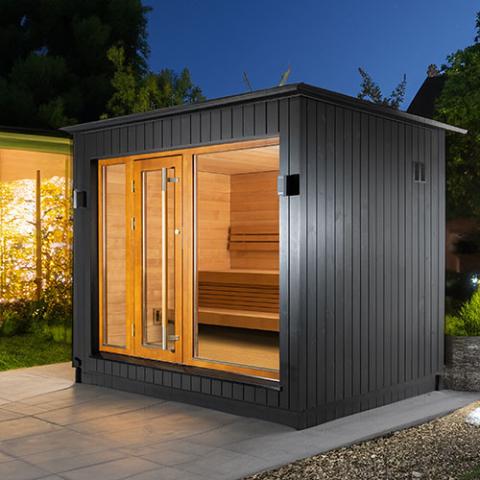 SaunaLife G7 Pre-Assembled Outdoor Home Sauna